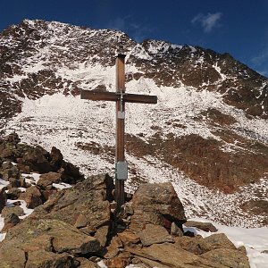 Vladimír Grančay on the summit of Urkundkolm (7.9.2017 15:07)