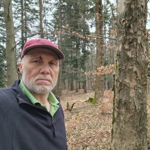 Rastislav Biarinec on the summit of Bakalov J (4.4.2026 15:18)