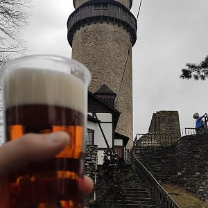 Vendula Schafferová na vrcholu Štramberská Trúba (30.1.2021 12:17)