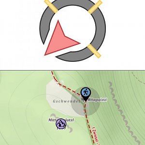 Jiří Tomaštík na vrcholu Mittagsplatzl (24.9.2022 12:32)