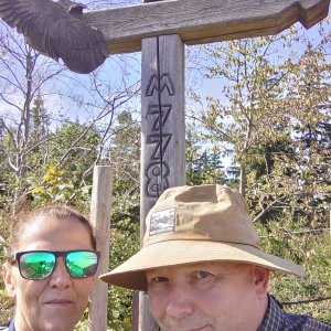 Nojby on the summit of Adlerfelsen (19.9.2026 11:54)