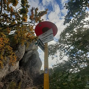 Marcela Pitříková na vrcholu Súľovský hrad (28.9.2022 11:26)