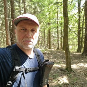Rastislav Biarinec on the summit of Čapica (10.5.2026 12:05)
