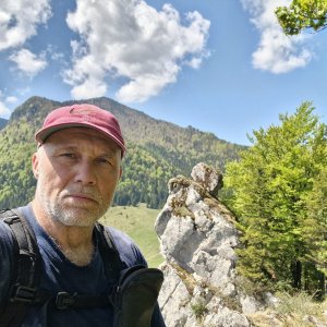 Rastislav Biarinec on the summit of Čapica V2 (10.5.2026 12:30)
