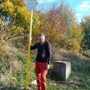 Jaroslav Flidr on the summit of Devínská Kobyla (30.10.2024 12:45)
