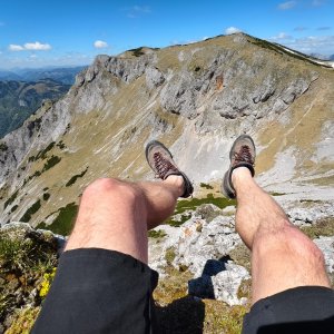 Jiří Králík na vrcholu Karlwand (23.5.2026 12:26)