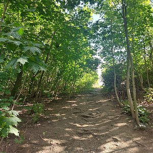 Cyklista 73 na vrcholu Paví vrch (2.9.2022 15:37)