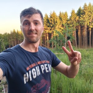 Jiří Králík on the summit of Under the Vylízaná Rock (26.5.2026 20:05)