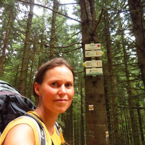 Iveta Válová na vrcholu Klínový (22.9.2023 12:54)