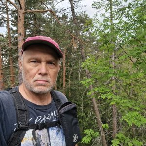 Rastislav Biarinec on the summit of Hošková (31.5.2026 9:50)