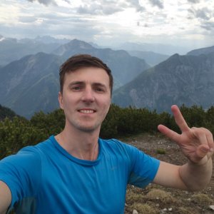 Jiří Králík on the summit of Hohes Falleck (30.5.2026 16:29)