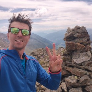 Jiří Králík on the summit of Gaiswandspitz (21.6.2026 10:53)
