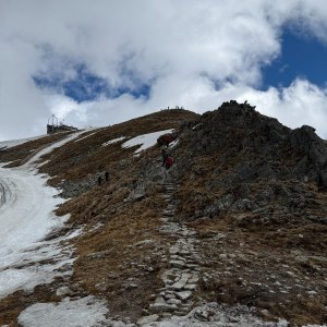 Radim on the summit of Kasprov vrch (19.4.2025)