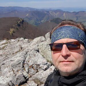 vmachalik on the summit of Kľak (1.5.2024 13:00)