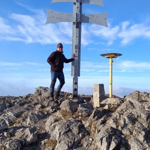 Ľuboš on the summit of Kľak (17.11.2024 13:15)