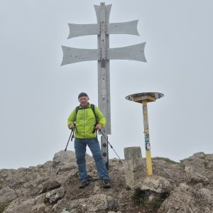 Jirka Valda on the summit of Kľak (30.5.2026 11:42)