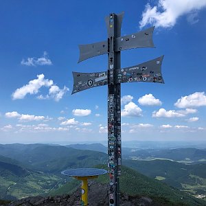 Terez Valčíková na vrcholu Kľak (18.6.2021 12:10)