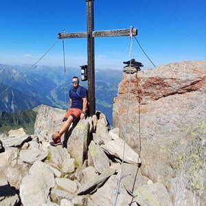 Tomáš on the summit of Ahornspitze (19.8.2023 11:52)