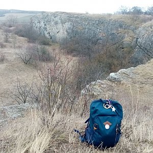 Jiřina na vrcholu Stránská skála (8.2.2022 15:35)