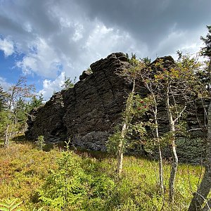 Martin Matějka na vrcholu Hindenburgfelsen (5.9.2022 12:37)