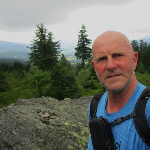Michal Kříž na vrcholu Hindenburgfelsen (28.6.2025 10:41)