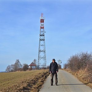 Jarda Vála on the summit of Vizáb (24.2.2022)