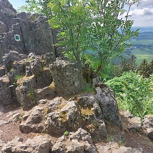 Cyklista 73 na vrcholu Popovský kříž (21.5.2022 10:44)