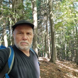 Rastislav Biarinec on the summit of Dubník (4.10.2026 10:52)