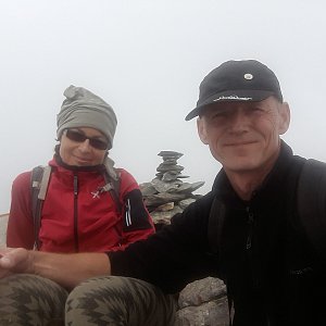 Jar Faldy on the summit of Lancebranlette (1.8.2017 13:15)