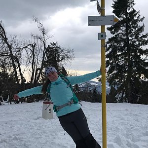 MíšaK na vrcholu Kykula (10.2.2020 10:39)