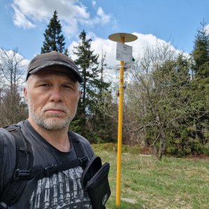Rastislav Biarinec on the summit of Kykula (1.5.2025 11:29)