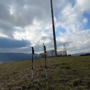 Radka D na vrcholu Mořkovský vrch (26.1.2025 11:05)