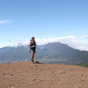 Iveta Válová on the summit of Pico Birigoyo (4.5.2026 16:26)