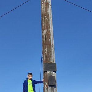 Divočák junior on the summit of Kremsmauer-Pyramide (25.10.2020 14:13)