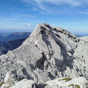 Jan Blažej on the summit of Rotgschirr (30.8.2026 15:00)