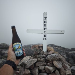 michalzhor on the summit of Le Trépied (26.8.2026 20:30)