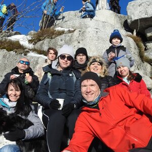 Divočák junior na vrcholu Plechý (20.1.2024 13:52)