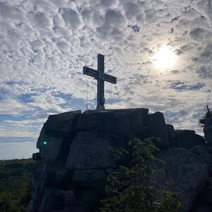 Vojta on the summit of Plechý (26.7.2024 17:41)