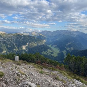 Martin Malý on the summit of Helwangspitz (30.8.2026)