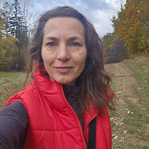 Marcela Kubíčková na vrcholu Stráň (28.10.2025 10:40)