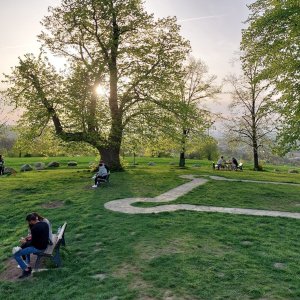 Mykas on the summit of Helštýn (21.4.2025 19:12)