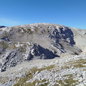 Jan Blažej on the summit of Bösengühel JV (4.9.2026 16:33)