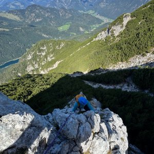 Martin Malý on the summit of Heimkehrerkreuz (6.9.2026 13:30)