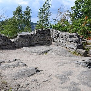 Jarda Vála na vrcholu Winterstein (12.8.2013)