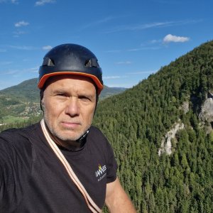 Rastislav Biarinec on the summit of Mních (16.9.2026 15:00)