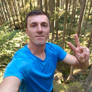 Jiří Králík on the summit of Kamenec J (15.9.2026 16:10)