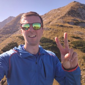 Jiří Králík on the summit of Klein Rote Wand (26.9.2026 15:03)