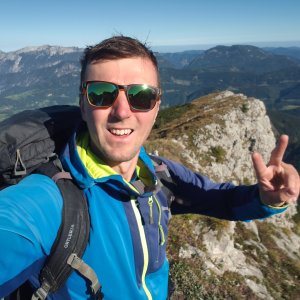 Jiří Králík na vrcholu Mitter Winkler (28.9.2026 10:01)