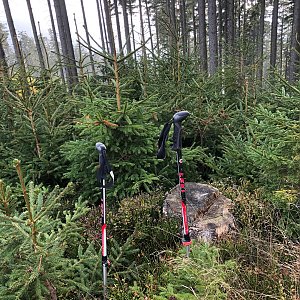 Radka D on the summit of Grapa JV (11.10.2022 15:34)