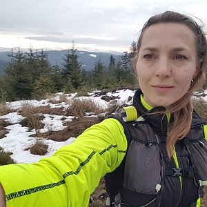 Marcela Kubíčková on the summit of Grapa JV (26.12.2022 9:35)